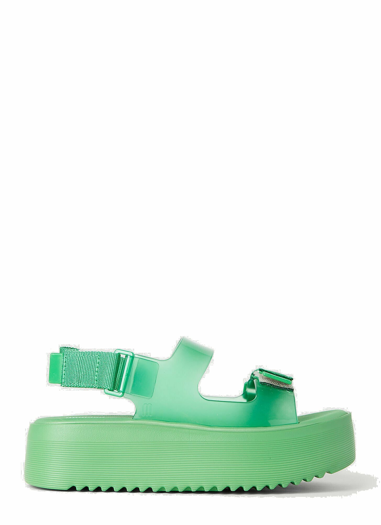 Photo: Melissa - Brave Papete Sandals in Green