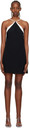 Reformation Black Polka Minidress