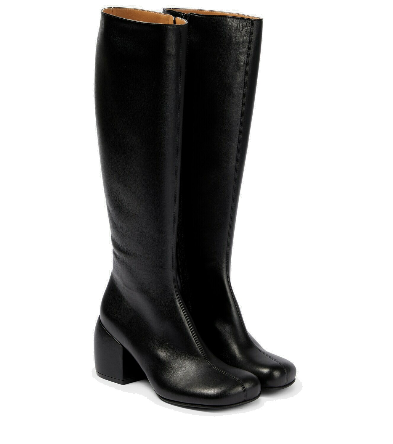 Dries Van Noten - Knee-high leather boots Dries Van Noten