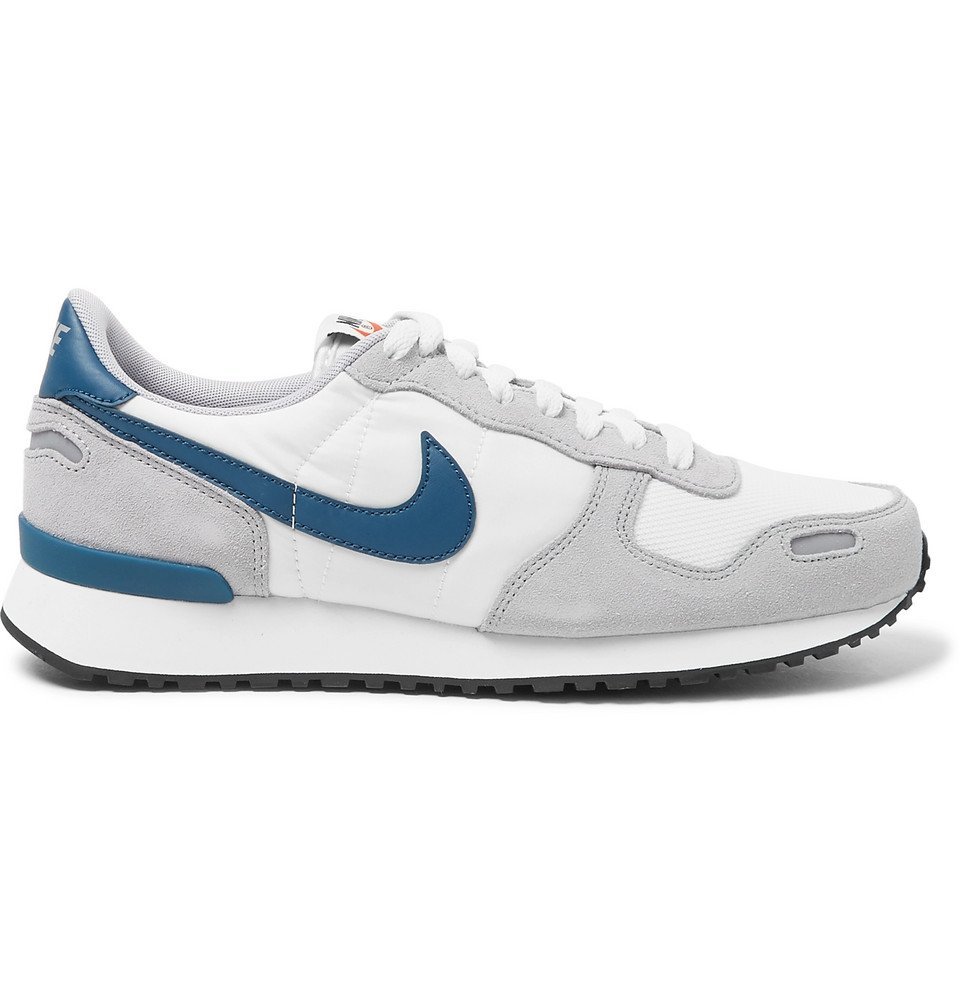 nike air vortex suede nylon and mesh sneakers