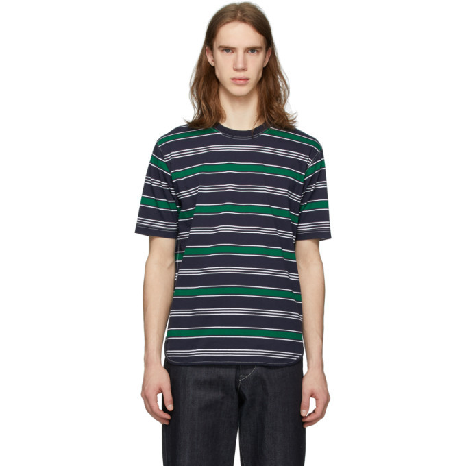 Navy Striped T-Shirt Junya Watanabe