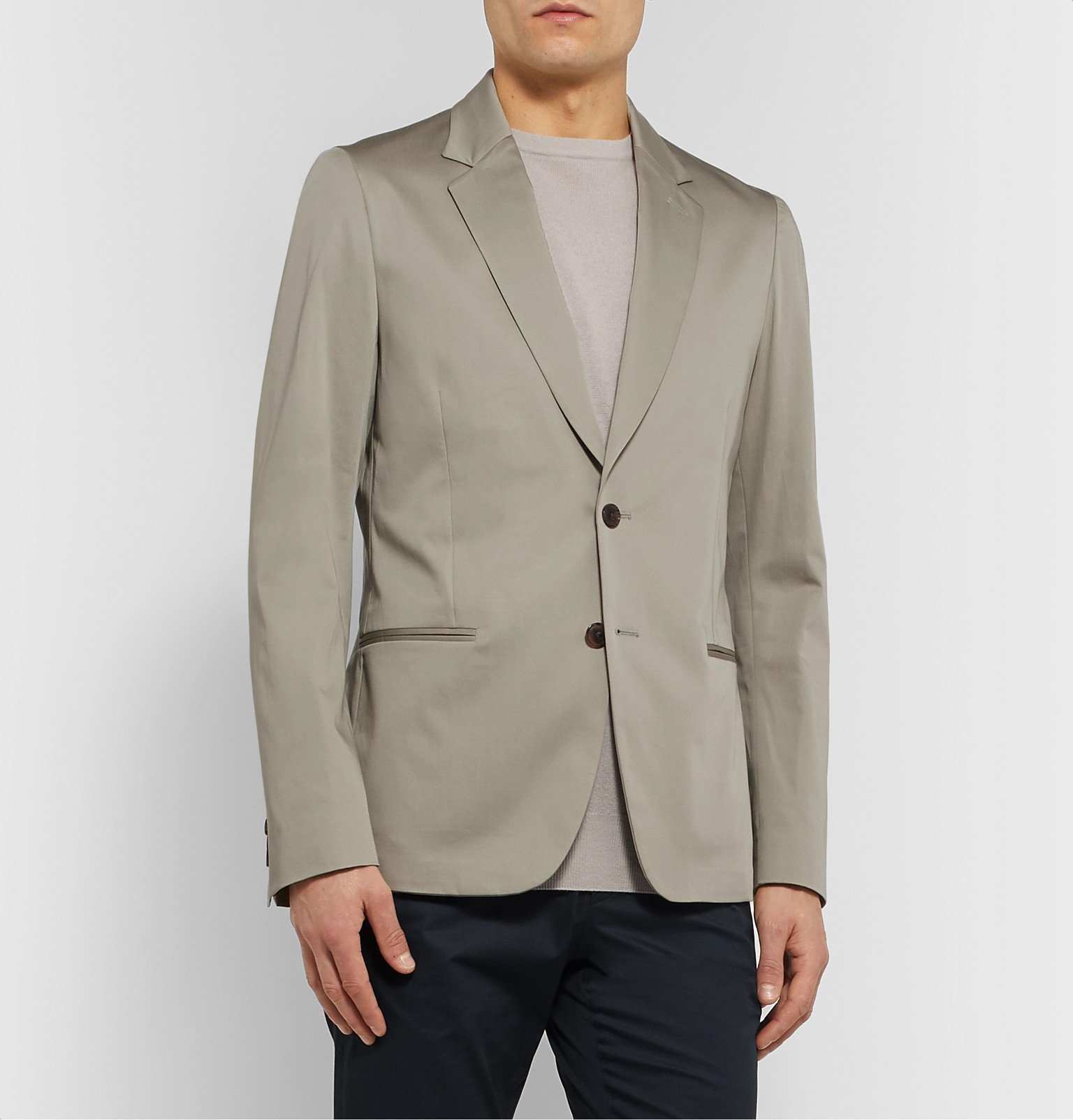 Paul Smith - Soho Slim-Fit Stretch-Cotton Suit Jacket - Green Paul Smith