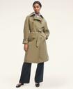 Brooks Brothers Women's Oversized Trench Coat | Olive