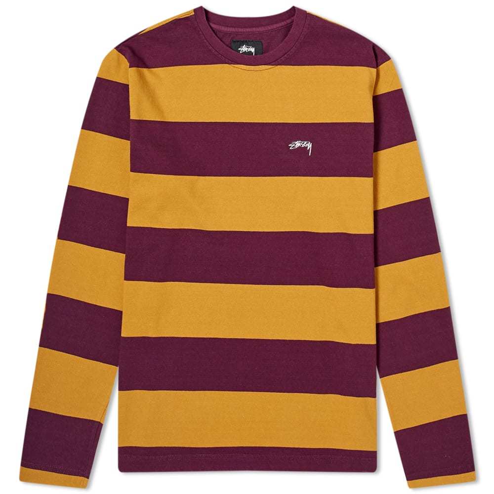 Stussy Long Sleeve Bold Stripe Crew 
