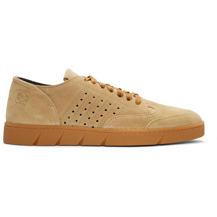 loewe suede sneakers