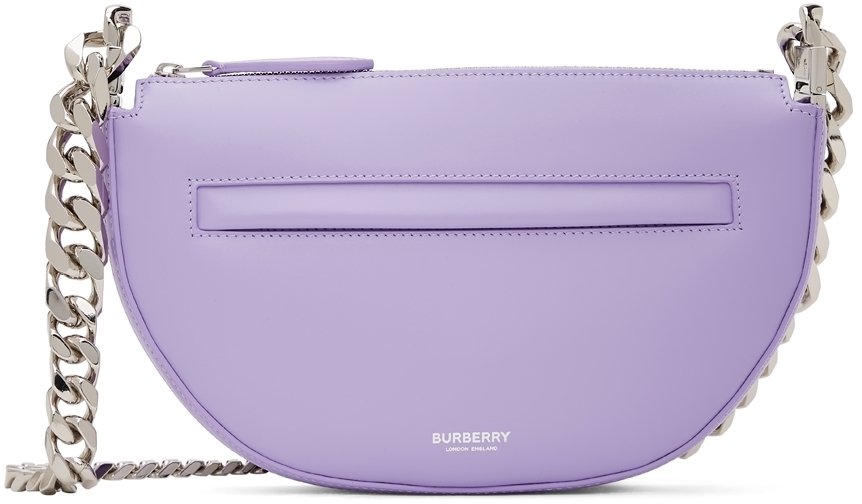 Photo: Burberry Purple Mini Olympia Bag