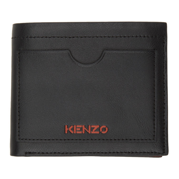 Kenzo Black CutOut Wallet Kenzo