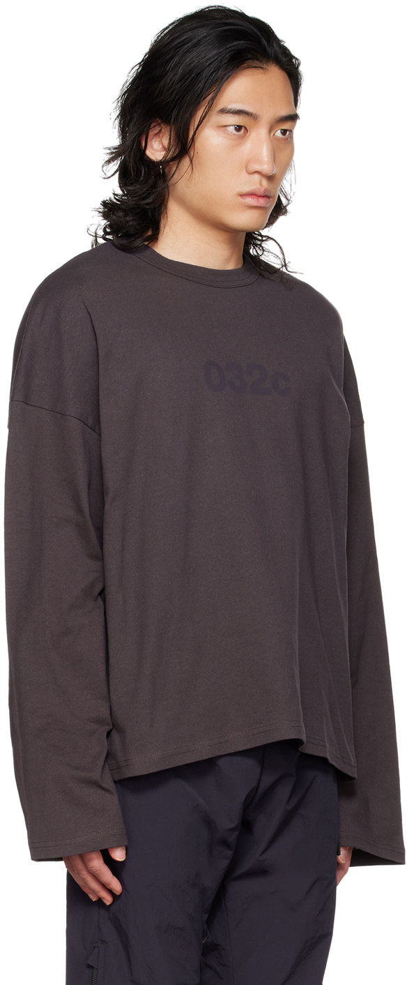 032c Purple Drum Long Sleeve T-Shirt