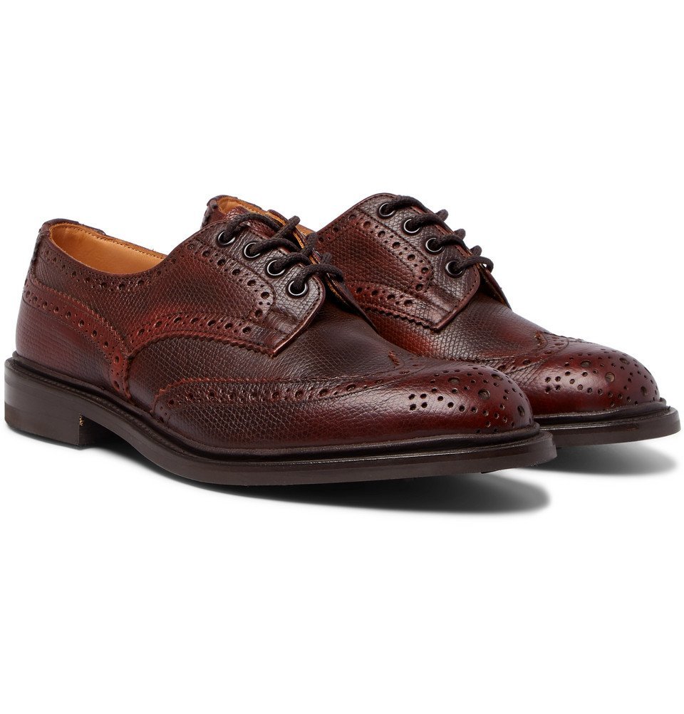 trickers bourton burgundy