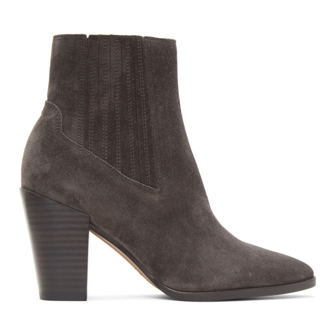 rag and bone Grey Suede High Rover Boots Rag and Bone