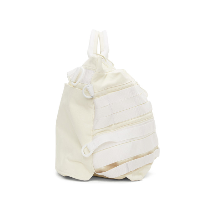 032c White adidas Originals Edition Logo Duffle Bag