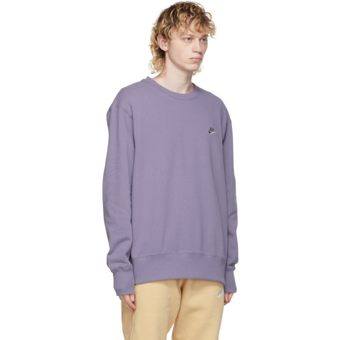 Nike Purple NSW Crewneck Sweatshirt Nike