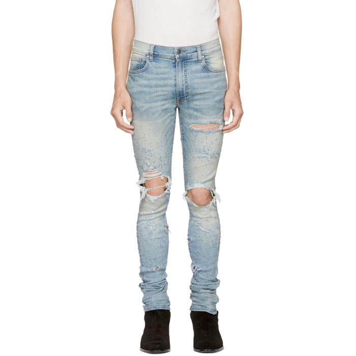 Amiri Indigo Shotgun Jeans Amiri