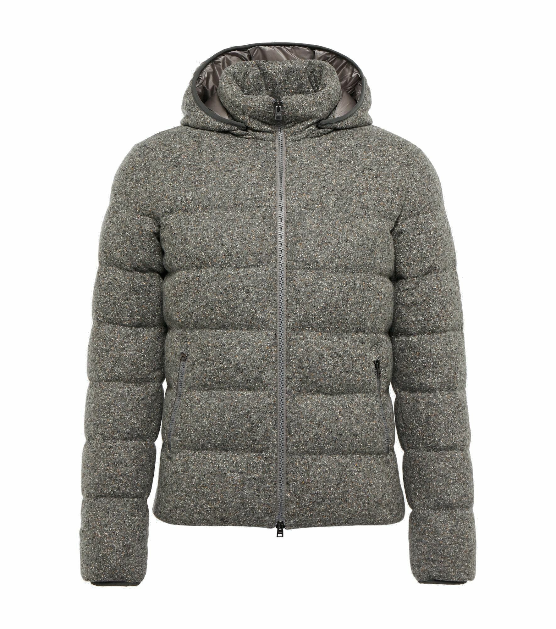Herno - Grained jersey down jacket Herno