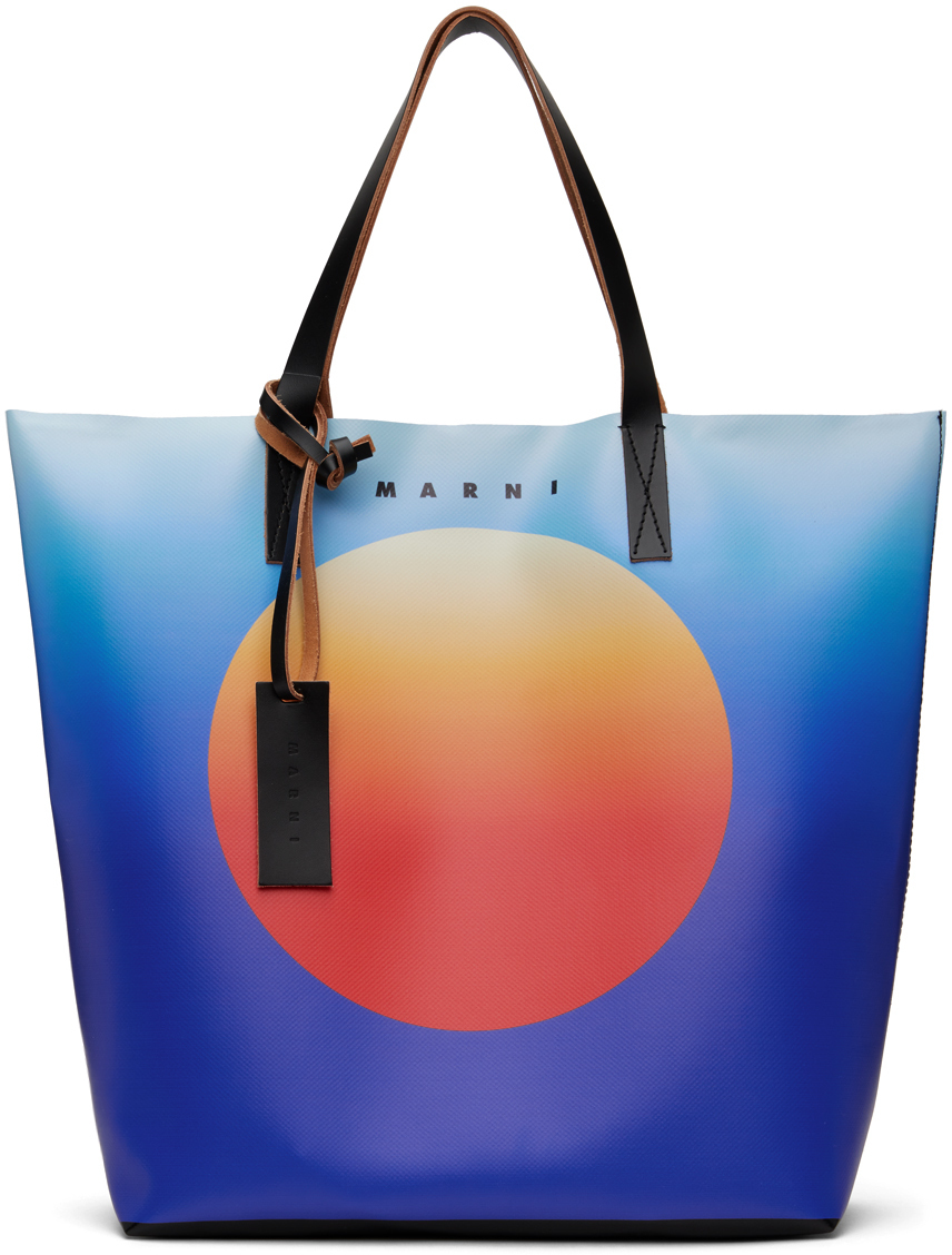 Marni Blue Tribeca Tote Marni