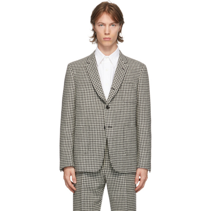 Thom Browne Black and White Tweed Gun 