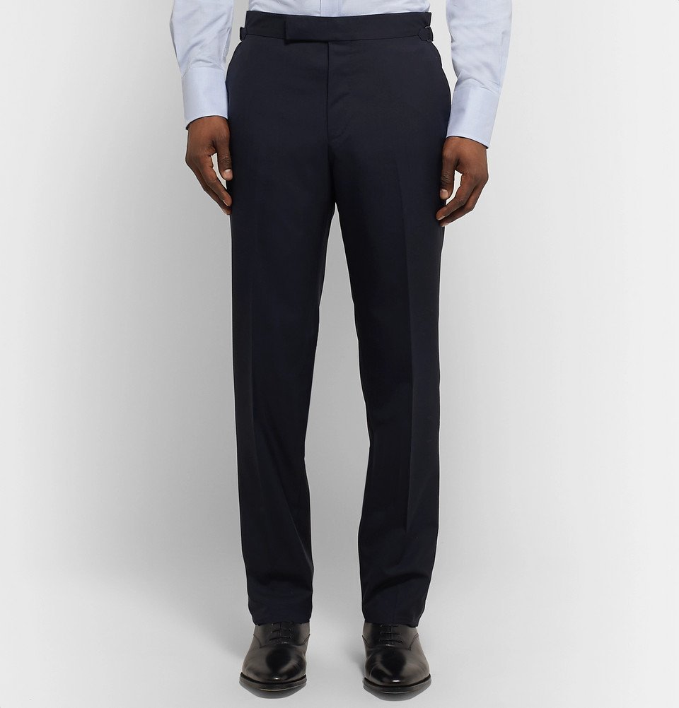 TOM FORD - Navy O'Connor Slim-Fit Wool Suit Trousers - Navy TOM FORD