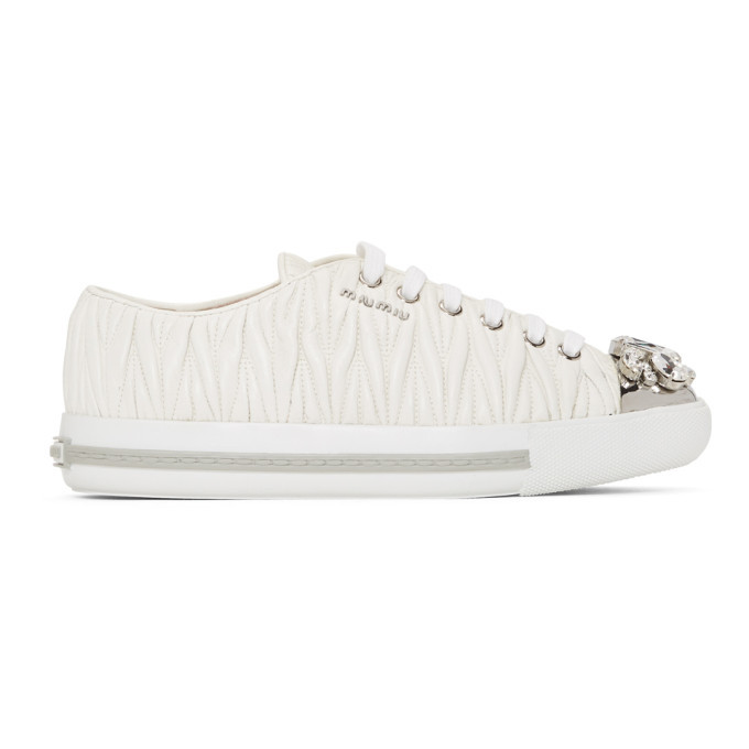 miu miu white sneakers