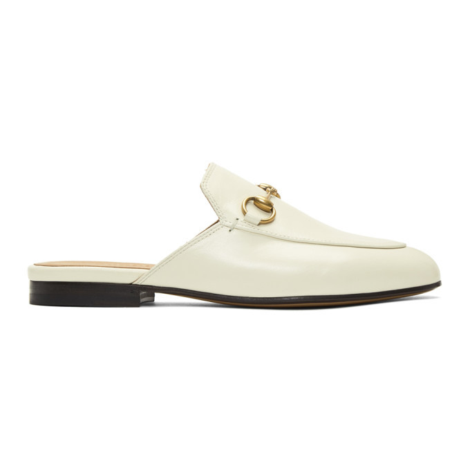 gucci white slippers