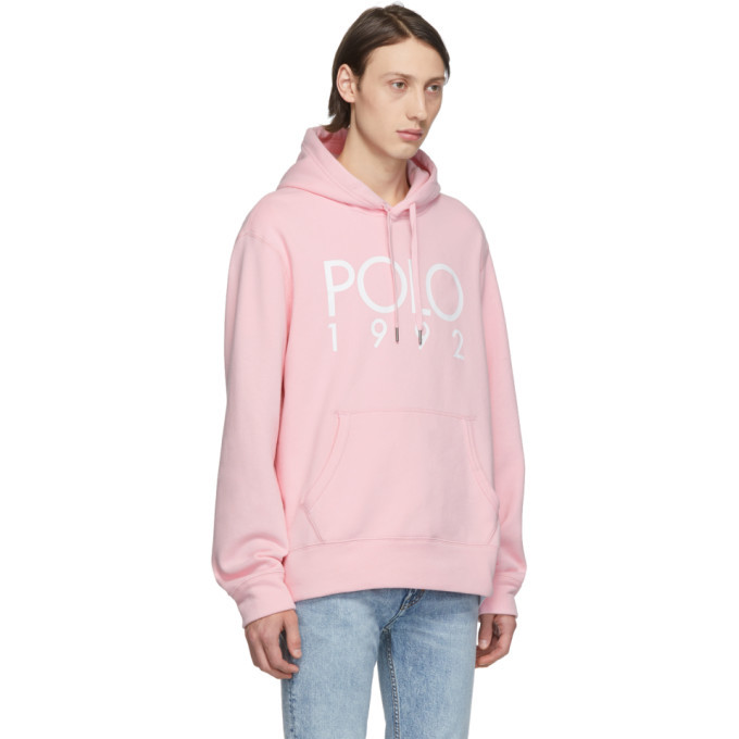 Polo Ralph Lauren Pink 1992 Hoodie Polo Ralph Lauren