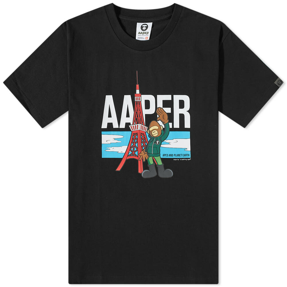 AAPE Men's R Tower TShirt in