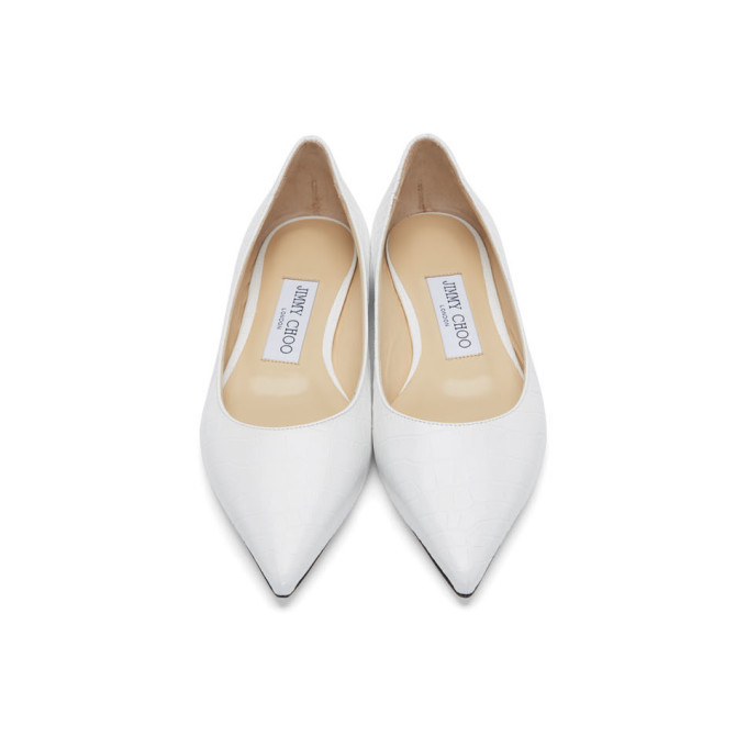 jimmy choo love croc flat