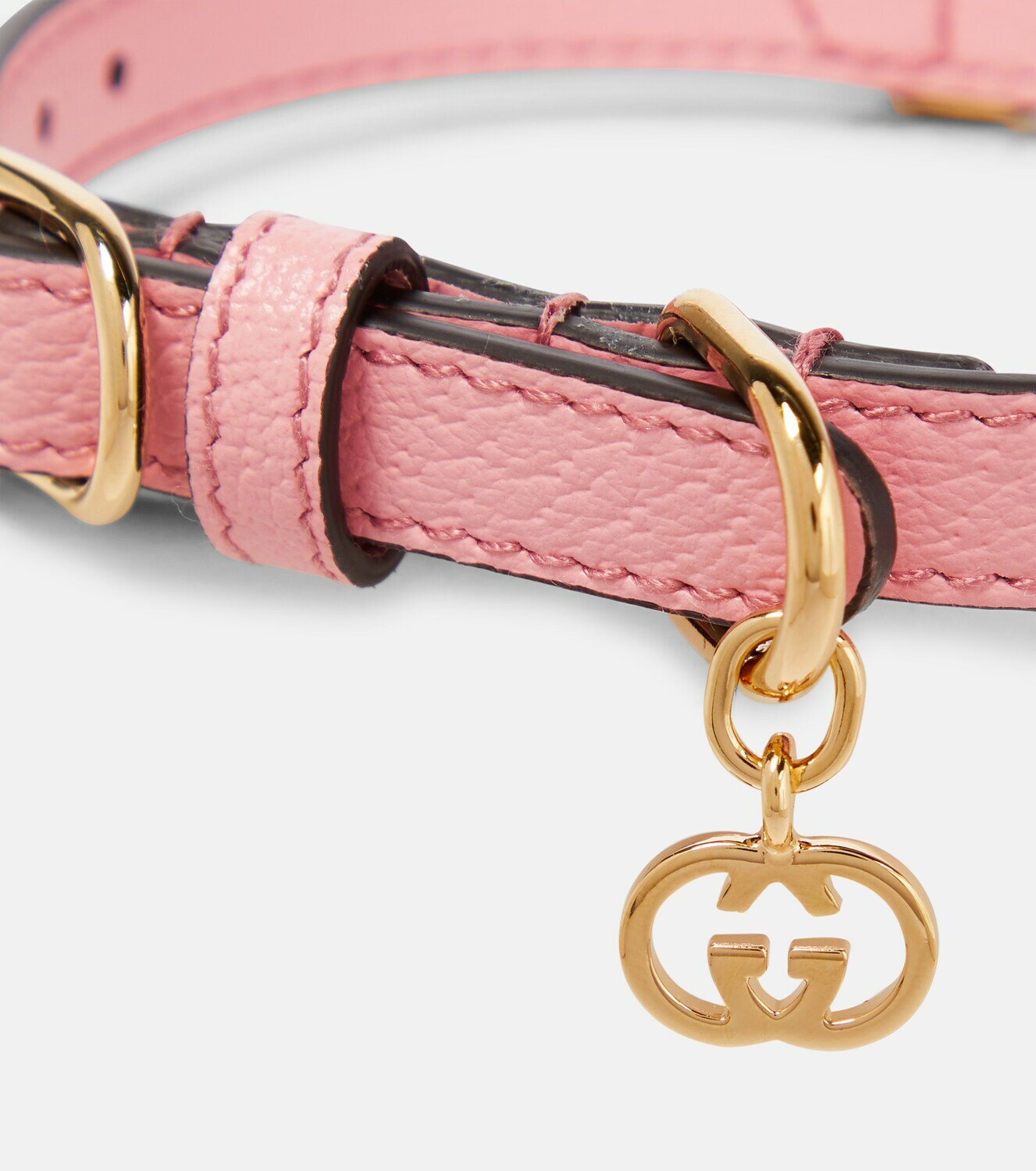 Gucci Interlocking G XS faux leather dog collar Gucci