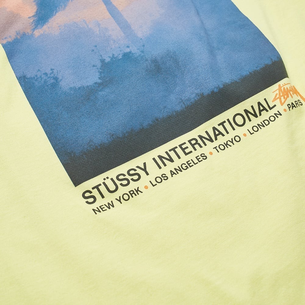 stussy fire palm tee