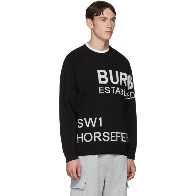 Burberry Black Lawton Sweater Burberry