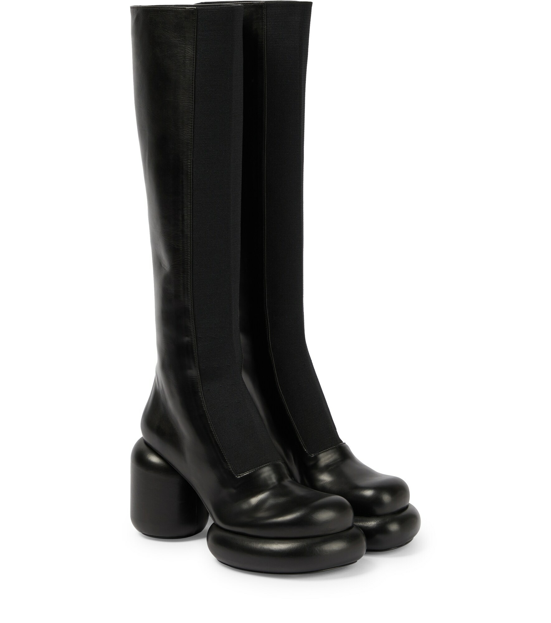 Jil Sander Platform leather kneehigh boots Jil Sander