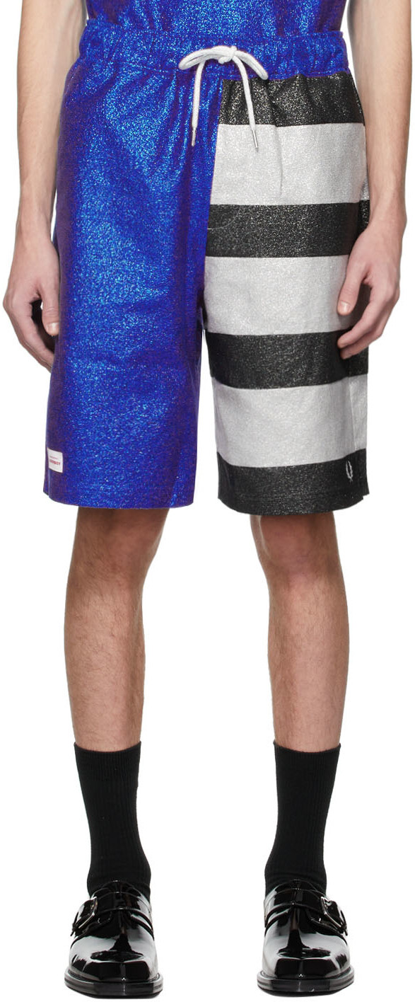 Photo: Charles Jeffrey Loverboy Blue Fred Perry Edition Shorts