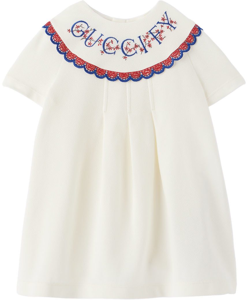 Gucci Baby White 'Guccify' Dress Gucci