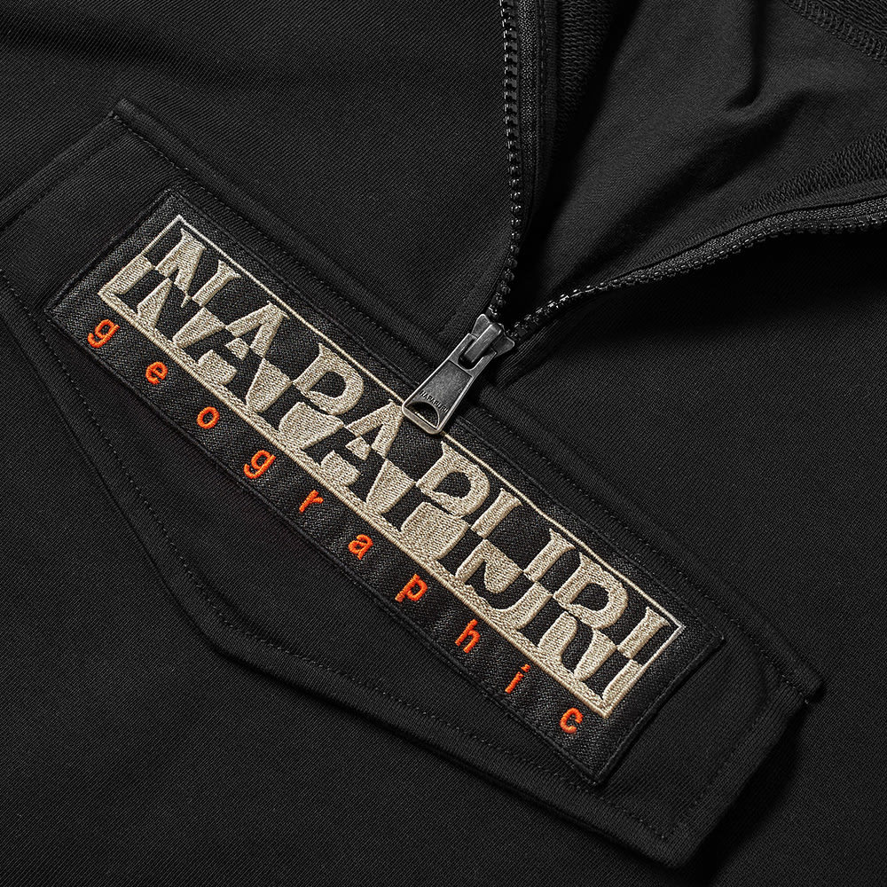napapijri flag pocket half zip sweatshirt