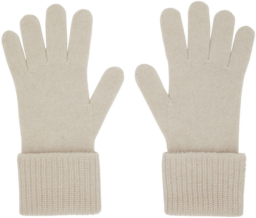 The Row Off-White Cashmere Halita Gloves The Row