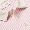 Oliver Spencer - Danbury Striped Mélange Cotton-Jersey Polo Shirt - Pink