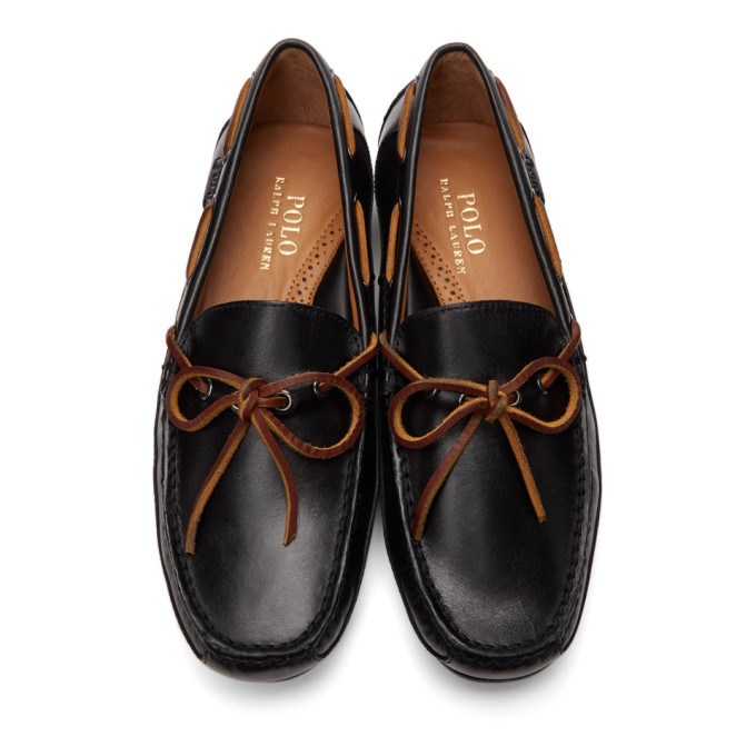 Polo Ralph Lauren Black Roberts Loafers 