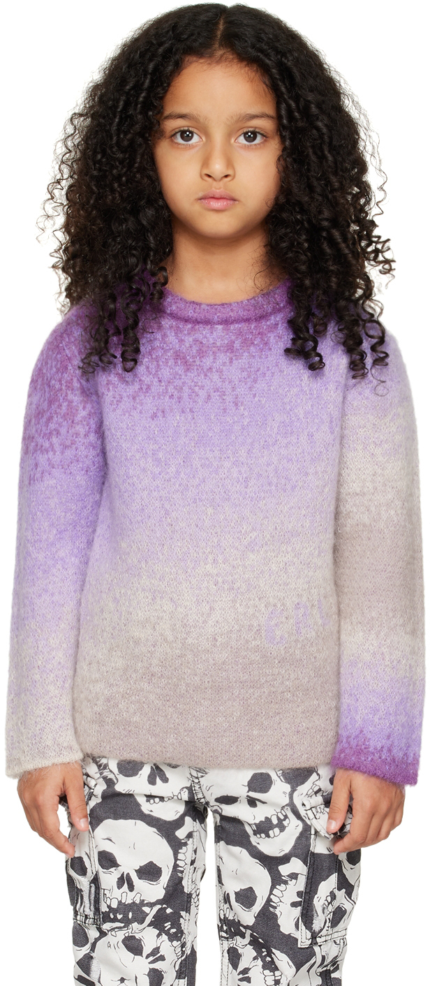 ERL Kids Purple Gradient Sweater ERL