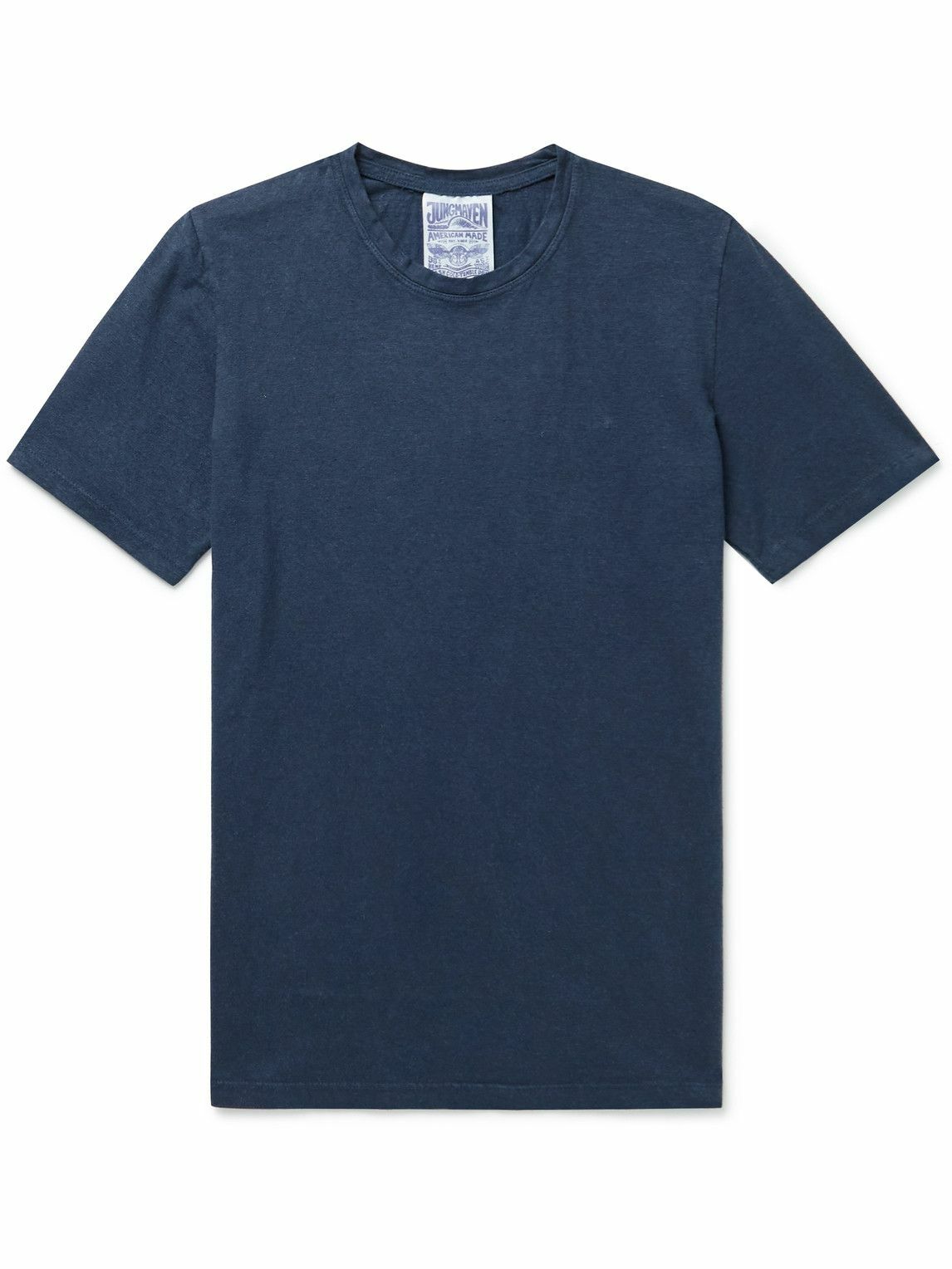 Jungmaven - Baja Hemp and Organic Cotton-Blend Jersey T-Shirt - Blue ...