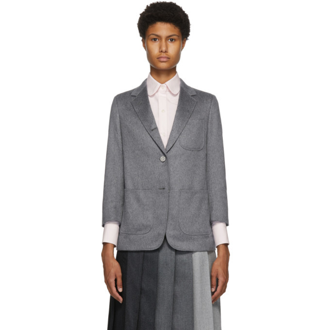 thom browne grey coat