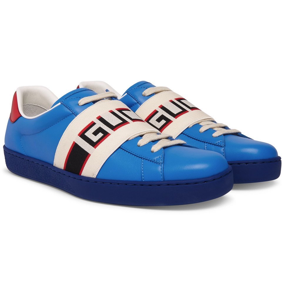 mens blue gucci shoes