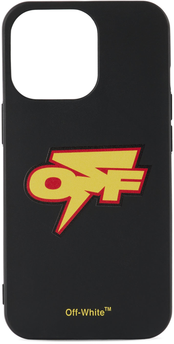 OffWhite Black Thunder iPhone 13 Pro Case OffWhite