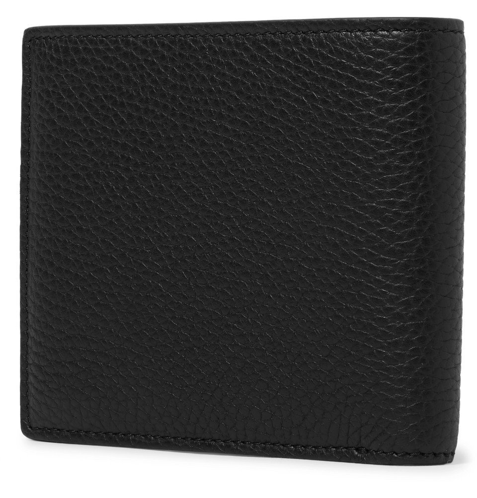 TOM FORD - Full-Grain Leather Billfold Wallet - Black TOM FORD