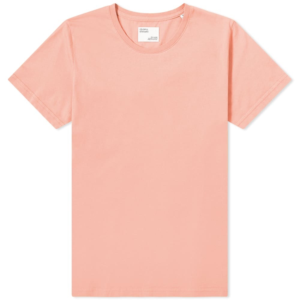 Photo: Colorful Standard Women's Light Organic T-Shirt in Bright Coral