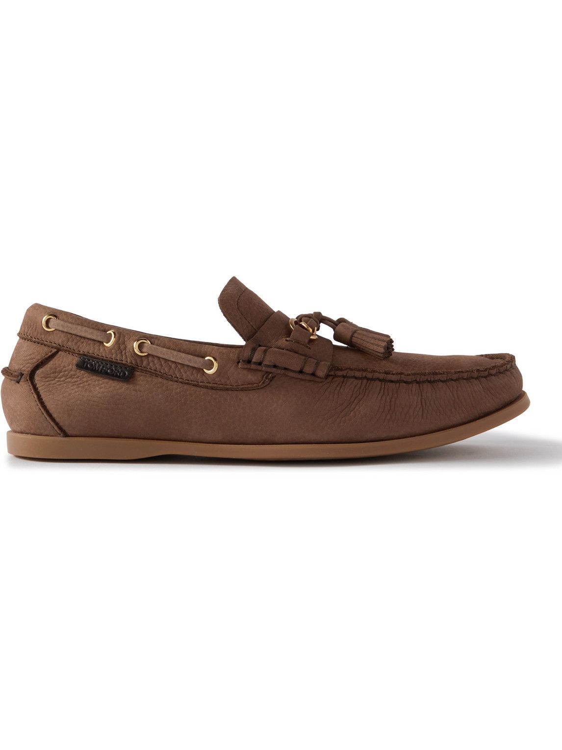 TOM FORD - Robin Full-Grain Nubuck Boat 