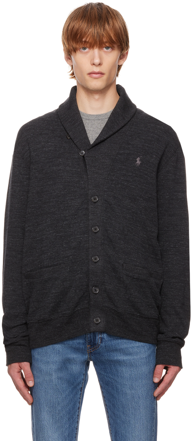 Polo Ralph Lauren Black Shawl Cardigan Polo Ralph Lauren