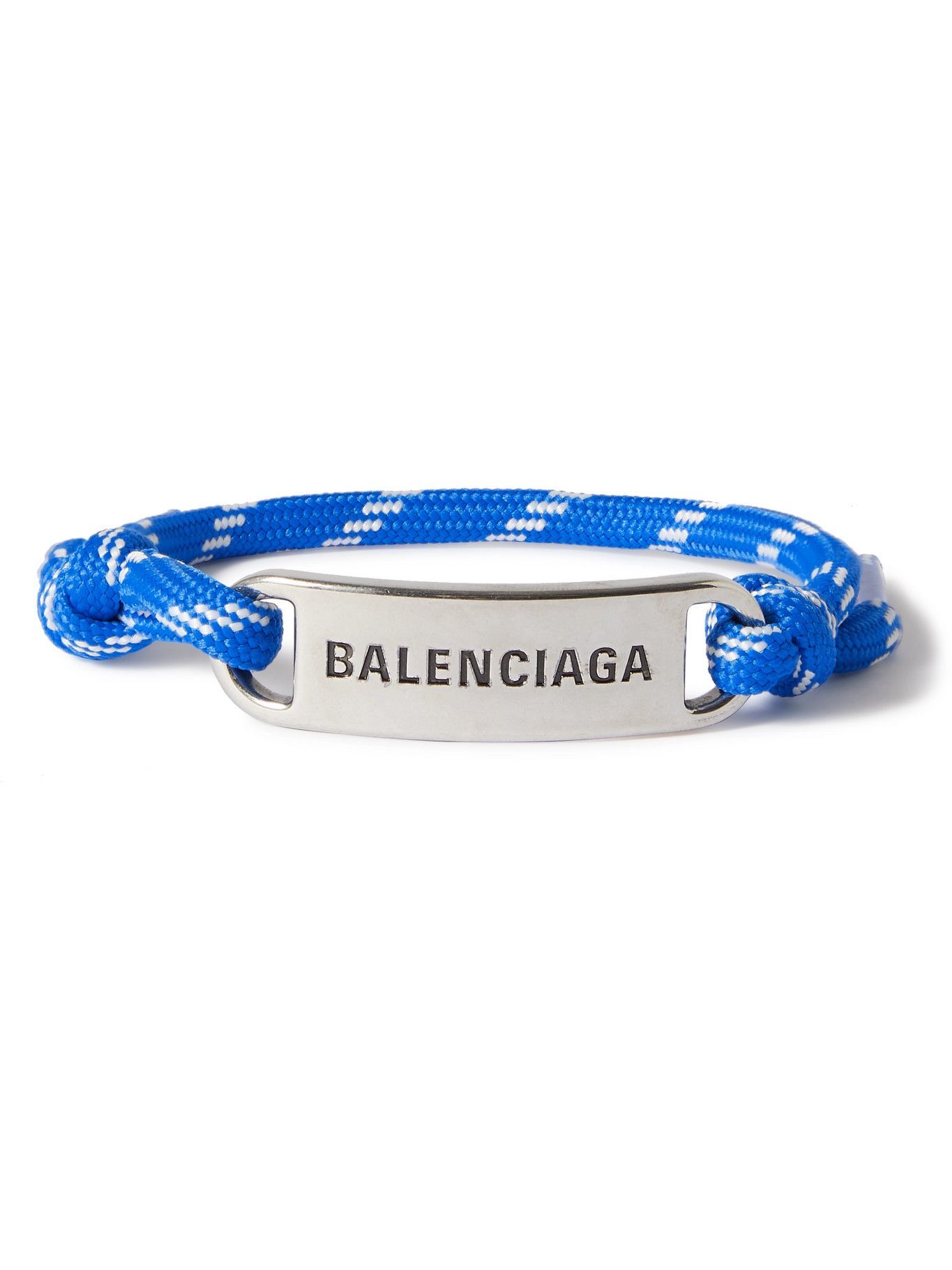BALENCIAGA - Rope and Silver-Tone Bracelet Balenciaga