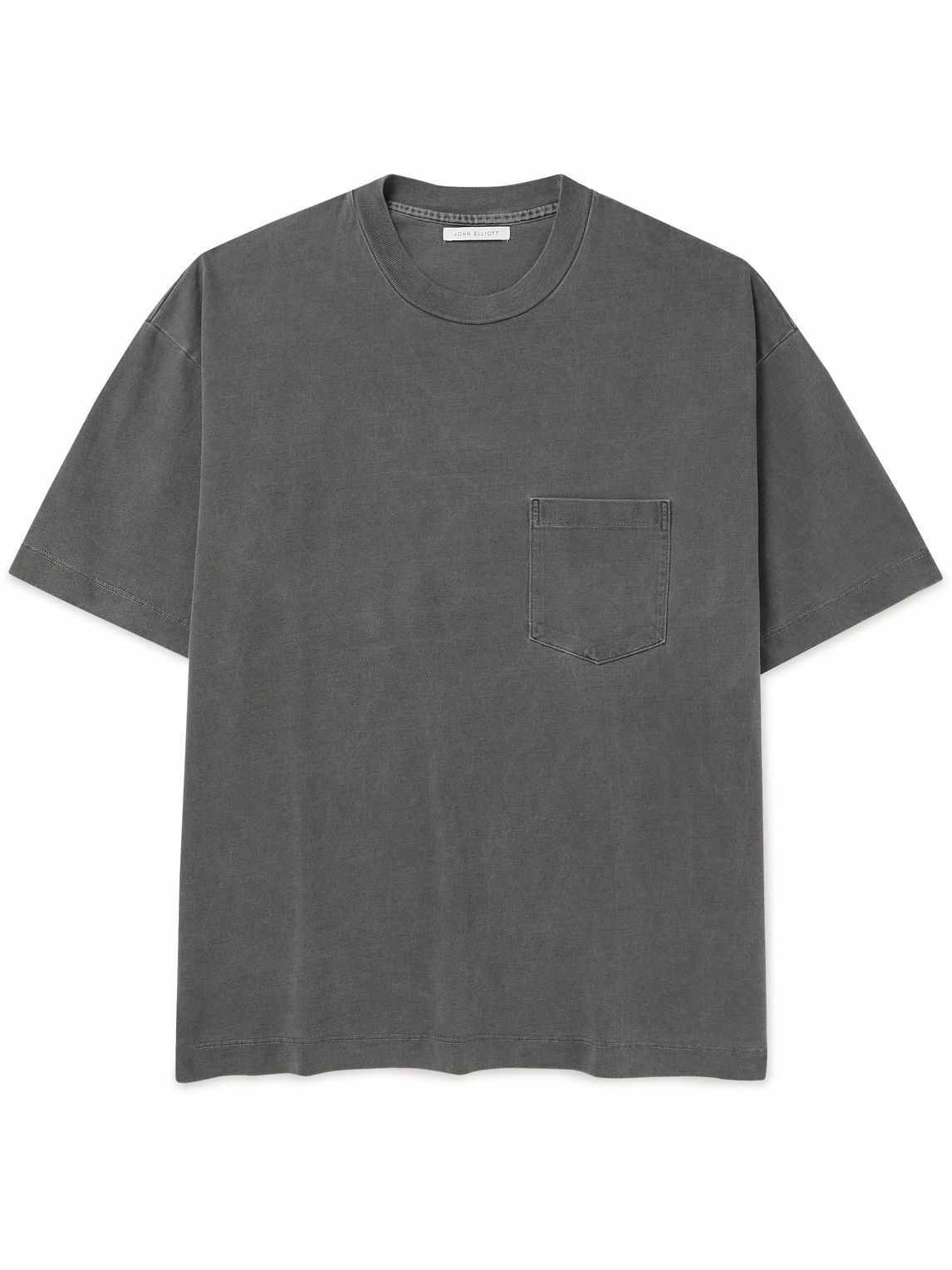 John Elliott - Replica Double-Faced Cotton-Jersey T-Shirt - Gray John ...