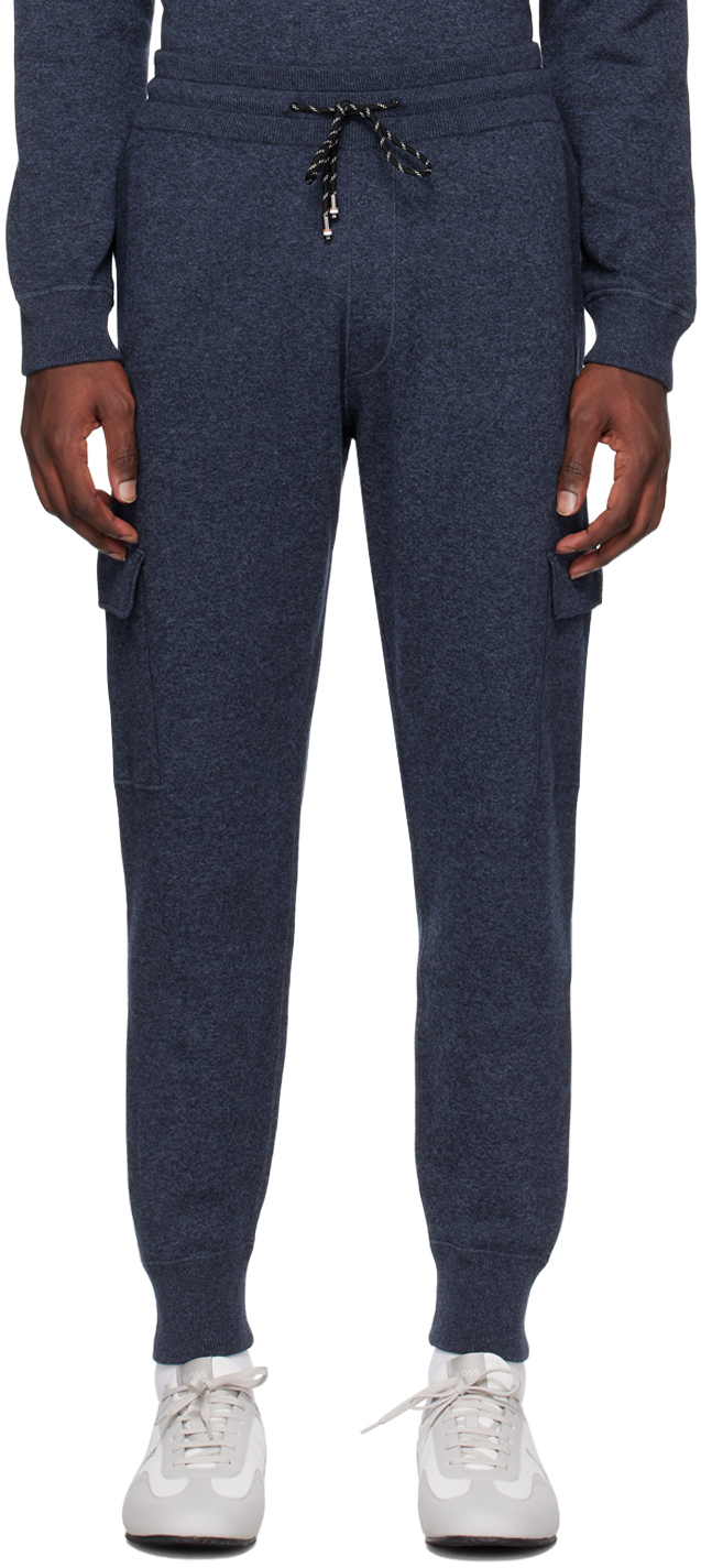 BOSS Navy Marled Lounge Pants BOSS