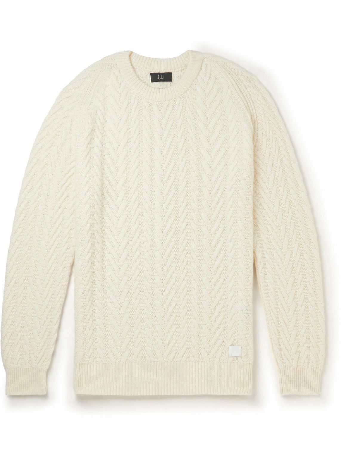 Dunhill - Cable-Knit Cashmere Sweater - White Dunhill