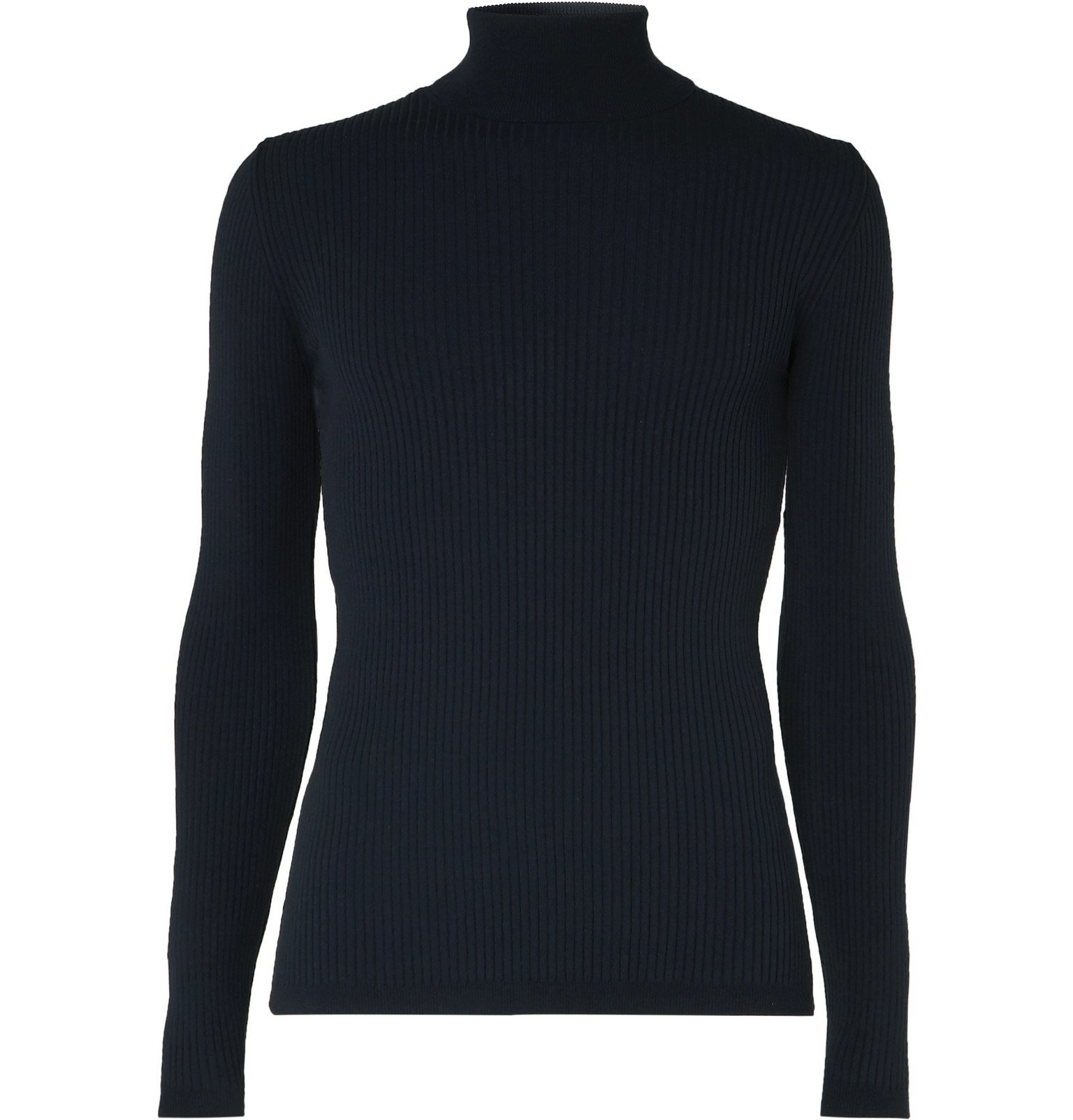 Fusalp - Ceillac Slim-Fit Ribbed-Knit Rollneck Ski Sweater - Blue Fusalp